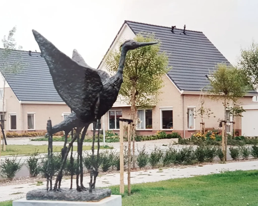 Beeld 'Reiger' van Rob Cerneüs