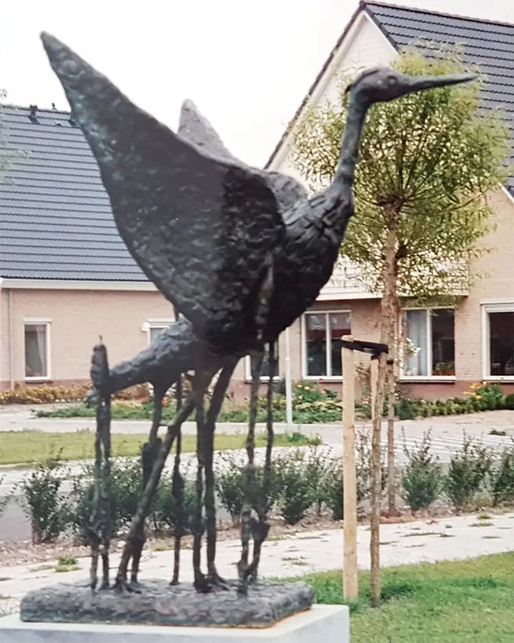 Beeld 'Reiger' van Rob Cerneüs