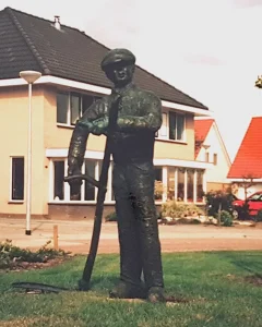 Beeld 'Boerenjongen' van Rob Cerneüs